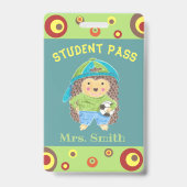 Studentenpass für junge Igel Ausweis (Vorderseite)