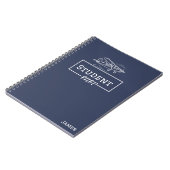 Studentenpilot Cessna Flugzeug Wolken Individuelle Notizblock (Linke Seite)