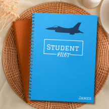 Studentenpilot F-16 Falcon Airplane Blue Custom