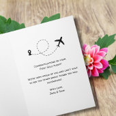 Studentenpilot First Solo Flugzeug Herzlichen Glüc Karte