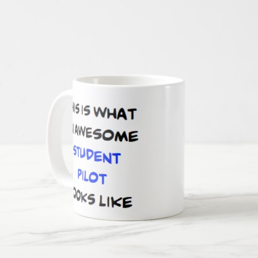 Studentenpilot, phantastisch kaffeetasse (Vorderseite Links)