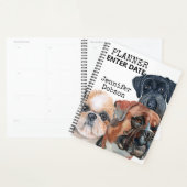 Studentenplaner mit Aquarellhunden Planer (Anzeige)