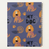 Studentenplaner mit bunten Cartoons Planer (Rückseite)