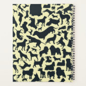 Studentenplaner mit Hundeschlittenhintergrund Planer (Rückseite)