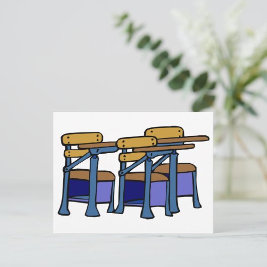 Studentenschalter Postkarte (Stehend Vorderseite)