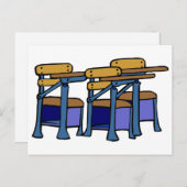 Studentenschalter Postkarte (Vorne/Hinten)