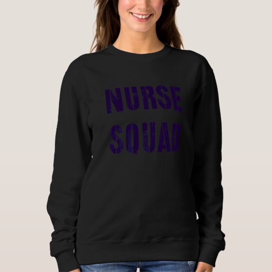 Studentenstudium der Krankenschwester Squad Crew Sweatshirt (Vorderseite)