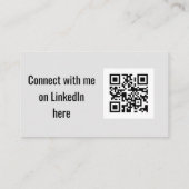 StudentenVisitenkarte Visitenkarte (Rückseite)