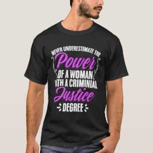 Studentin für Strafjustiz Gr T-Shirt