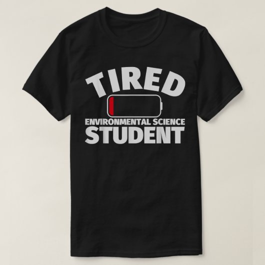 StudentIn für Umweltwissenschaften T-Shirt (Design vorne)