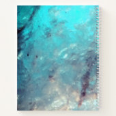 Studentin Krankenpflege Caduceus Türkis Custom Notizblock (Rückseite)