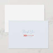 Studentinnenverbindung des Aquarellbogens Dankeskarte (Vorne/Hinten)