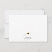 Studentinnenverbindung für Wasserfarben Dankeskarte (Rückseite)