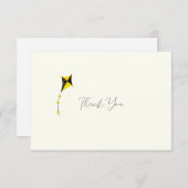 Studentinnenverbindung für Wasserfarben Dankeskarte (Vorne/Hinten)