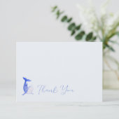 Studentinnenverbindung für Wasserfarben Dankeskarte (Stehend Vorderseite)