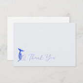 Studentinnenverbindung für Wasserfarben Dankeskarte (Vorne/Hinten)