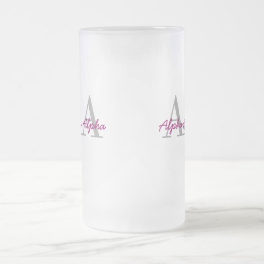 Studentinnenverbindung-Gewohnheits-Tasse Mattglas Bierglas (Mittel)