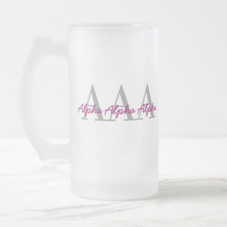 Studentinnenverbindung-Gewohnheits-Tasse Mattglas Bierglas