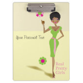 Studentinnenverbindung-Leben-Klipp-Brett Klemmbrett (Vorderseite)