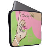 Studentinnenverbindung-Leben-Laptop-Hülse Laptopschutzhülle (Vorne Rechts)