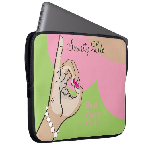 Studentinnenverbindung-Leben-Laptop-Hülse Laptopschutzhülle (Vorne Rechts)