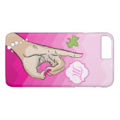 Studentinnenverbindung Leben rosa und grün Case-Mate iPhone Hülle (Rückseite (Horizontal))