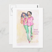 Studentinnenverbindung Life Postcard Postkarte (Vorne/Hinten)