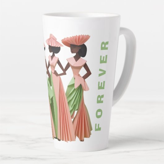 STUDENTINNENVERBINDUNG SISTERS FOREVER MILCHTASSE (Rechte Ecke)