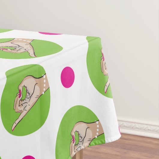 Studentinnenverbindung Tischdecke (Beispiel)