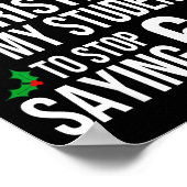 Students Saying 67 Six Seven Funny Meme Teacher Ch Poster (Ecke)