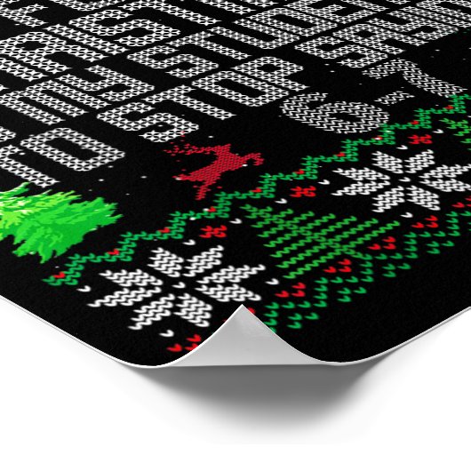 Students Saying 6-7 67 Six Seven Fun Teacher Ugly Poster (Ecke)