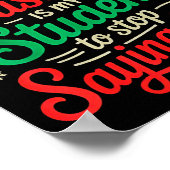 Students Saying 6-7 67 Six Seven Funny Teacher Chr Poster (Ecke)