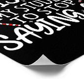 Students Saying 6-7 67 Six Seven Funny Teacher Chr Poster (Ecke)