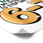 Students Saying 6-7 67 Six Seven Funny Teacher Chr Poster (Ecke)