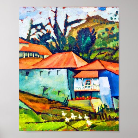 Studie A von Amadeo de Souza-Cardoso Poster (Vorne)