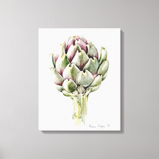 Studie Artichoke 1993 Leinwanddruck (Vorderseite)
