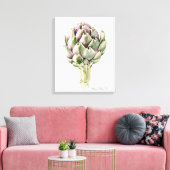 Studie Artichoke 1993 Leinwanddruck (Insitu (Wohnzimmer))