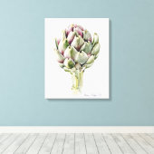 Studie Artichoke 1993 Leinwanddruck (Insitu (Holzboden))