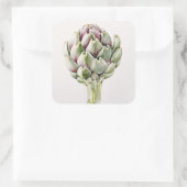 Studie Artichoke 1993 Quadratischer Aufkleber (Tasche)