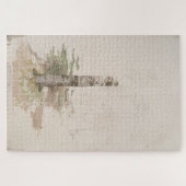 Studie aus dem Inneren eines Nadelwaldes Puzzle (Horizontal)