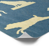 Studie bei Hunden Poster (Ecke)