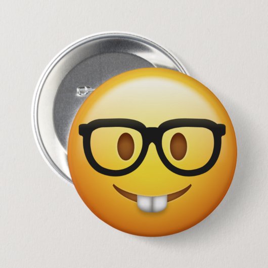 Studie Buddy Emoji Button (Vorne & Hinten)