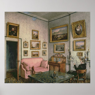 Studie Col. Norcliffes bei Langton Hall, c.1837 Poster