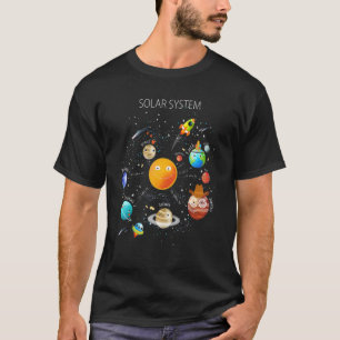 Studie Cooles Sonnensystem Grafische T-Shirts und