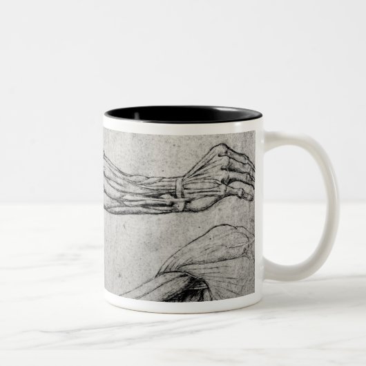 Studie der Arme Zweifarbige Tasse (Rechts)