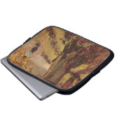 Studie der Baumstämme Laptopschutzhülle (Vorne Knopf)