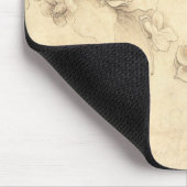 Studie der Blumen der Gras ähnlichen Pflanzen Mousepad (Ecke)