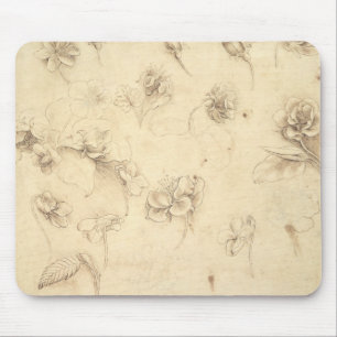 Studie der Blumen der Gras ähnlichen Pflanzen Mousepad