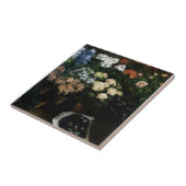 Studie der Blumen von Frederic Bazille Fliese (Seite)