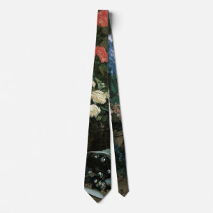 Studie der Blumen von Frederic Bazille, Vintage Ar Krawatte